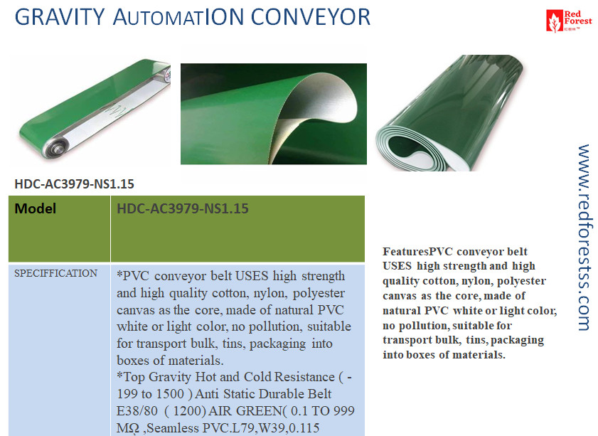 GRAVITY AUTOMATION CONVEYOR HDC-AC3979-NS1.15